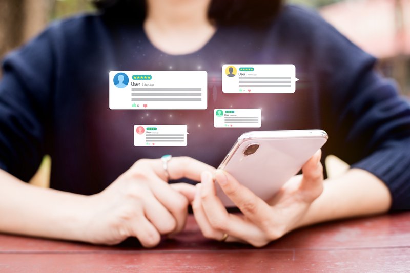 Social media reviews