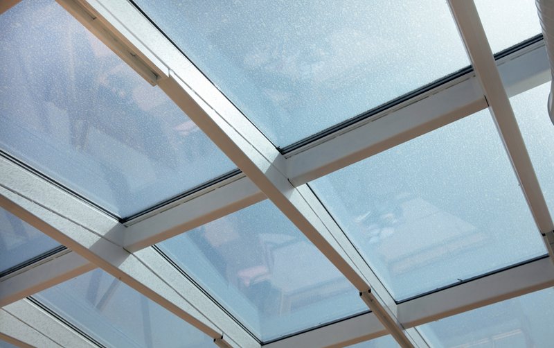 Tempered glass requirements in skylights.