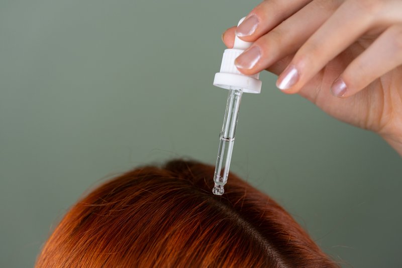 Using supplements for scalp care.