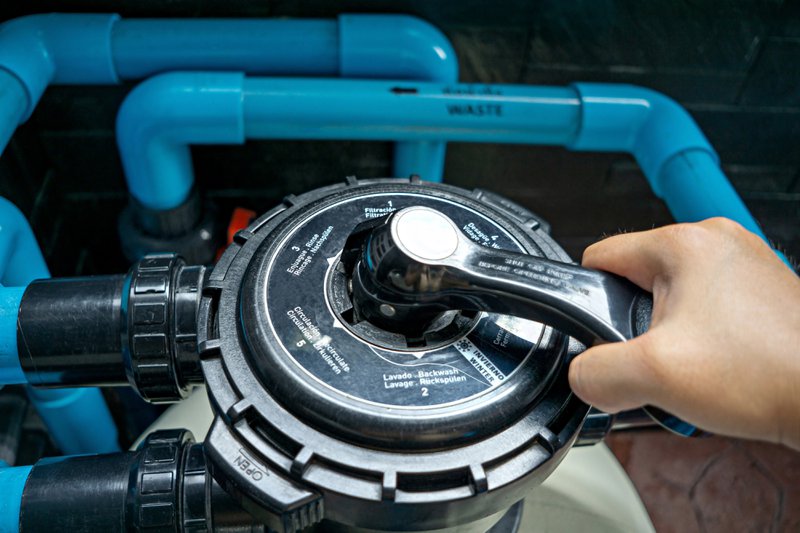 How to backwash pool filter.
