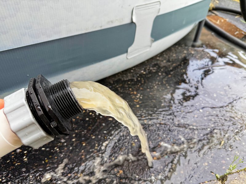 How to change sand in pool filter.