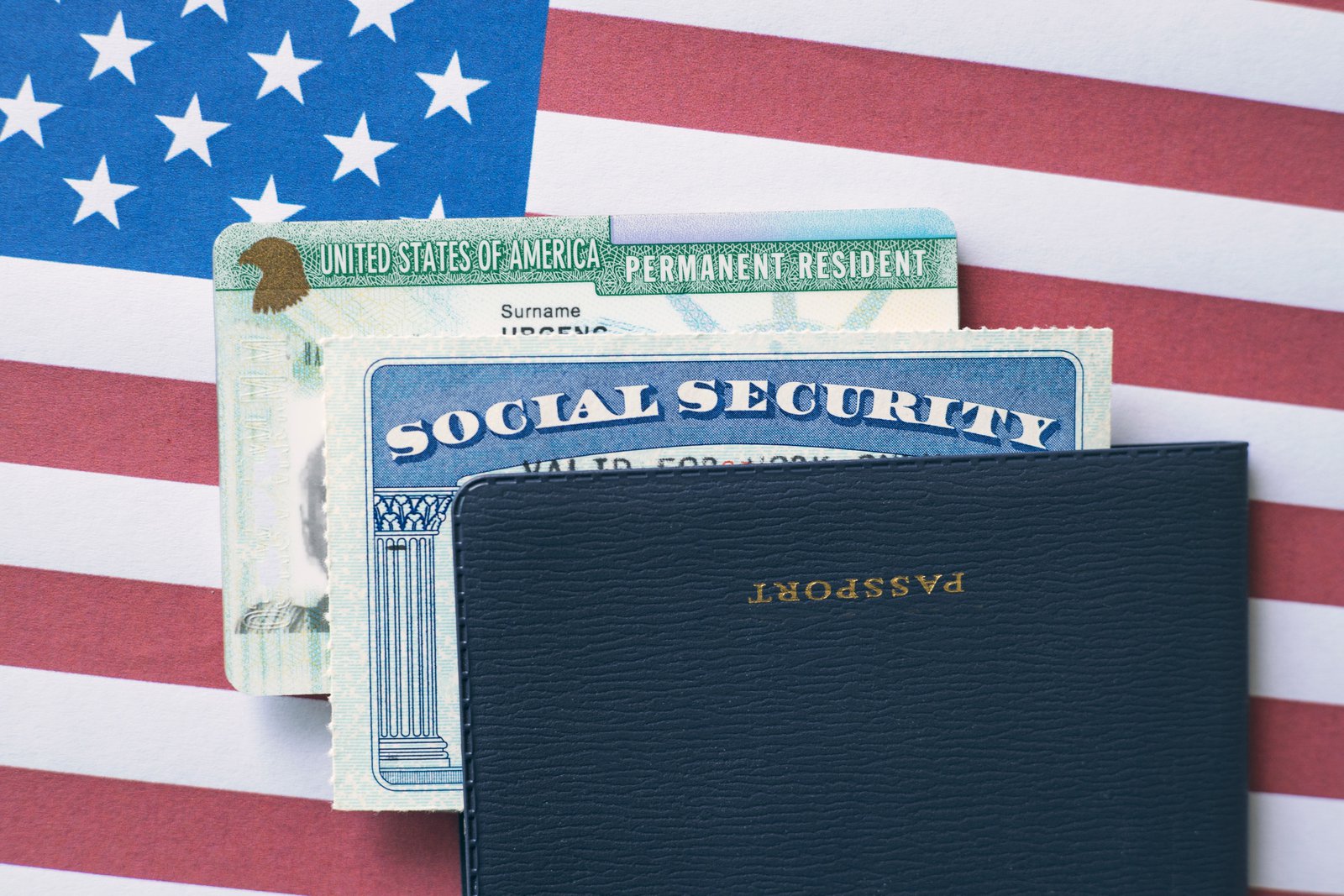 Social security ID and a US Green Card, available to everyone who passed their citizenship application.