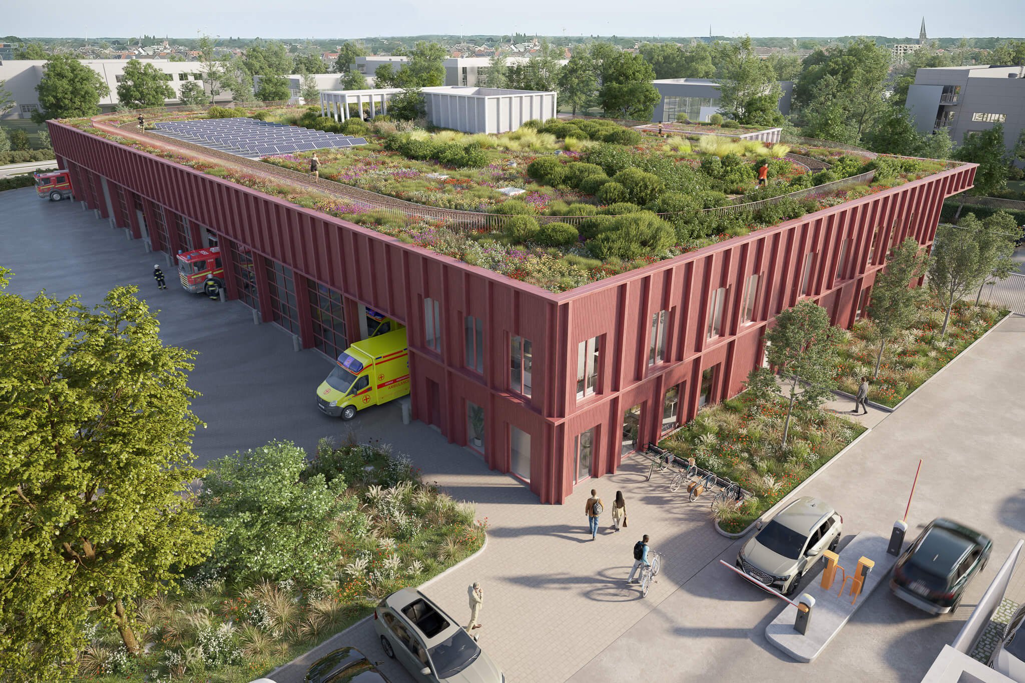 brandweerkazerne visualisatie