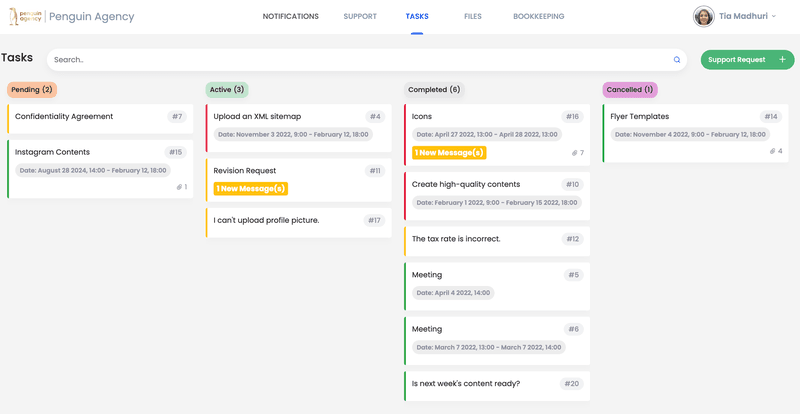 Cubicl Work OS with Client Portal