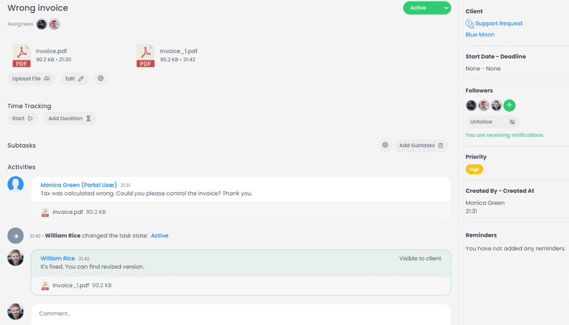 Cubicl Work OS with Client Portal