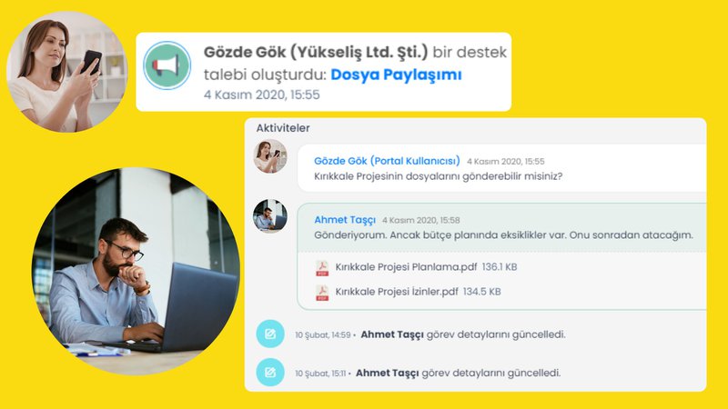 Ticket Sistemi ile İşler, Destek Talepleri ve E-postalar Tek Yerde