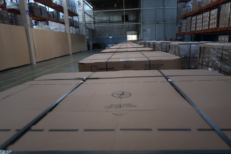 Bulk agave ingredients in cardboard packages