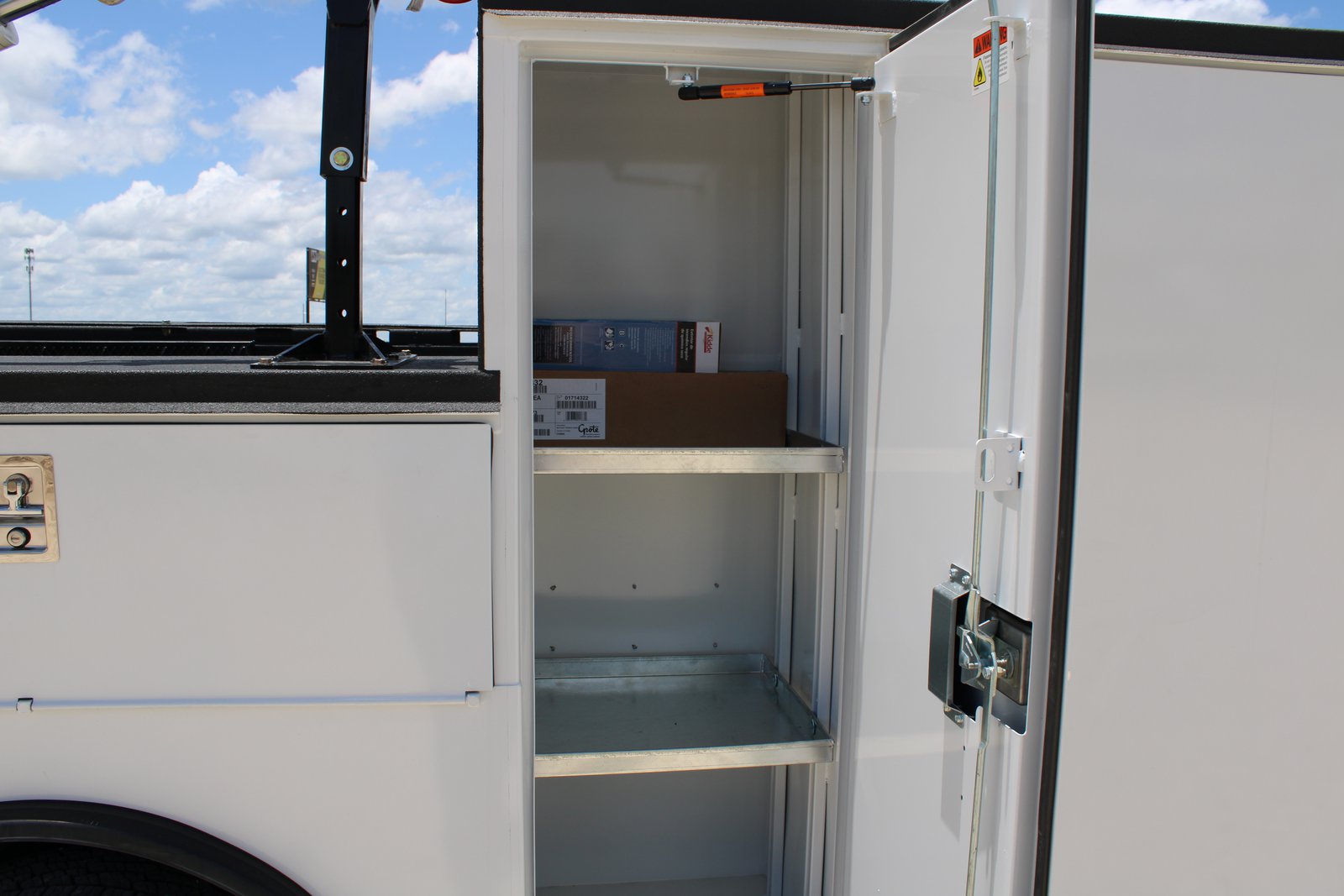 Storage layout decisions in service truck design can affect weight distribution, not just workflow efficiency.