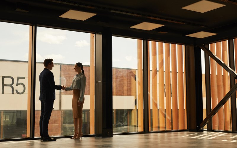 Office developers successfully advertising to real estate investors.