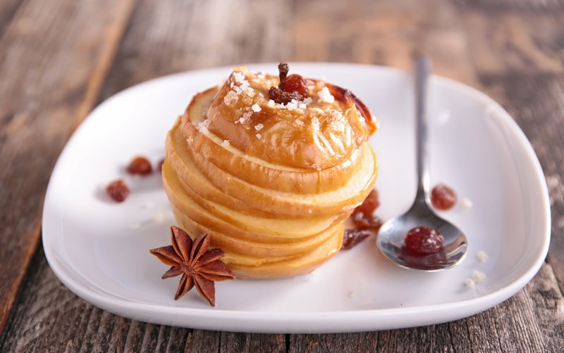 Agave syrup spread on top of a bread roll