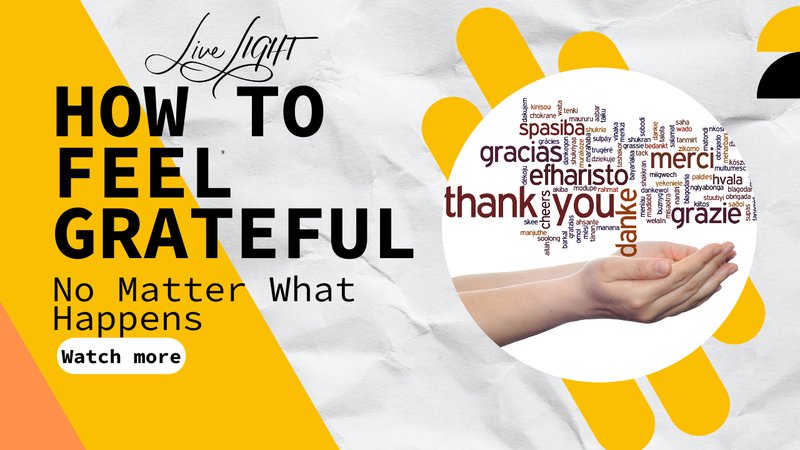 how to feel grateful