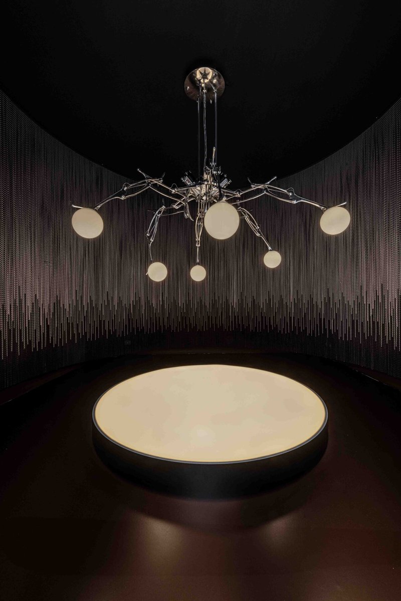 Lumiac chandelier Milan Design Week