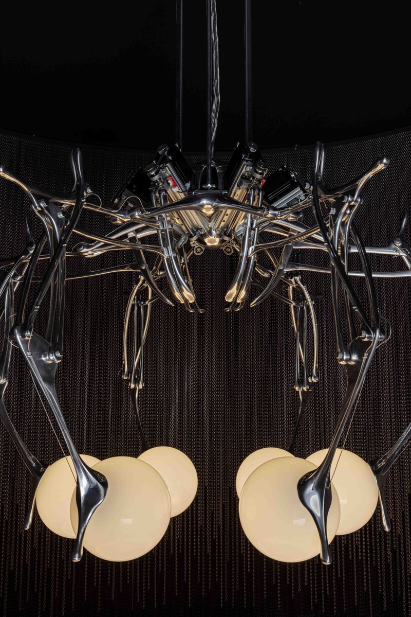 Lumiac chandelier Milan Design Week