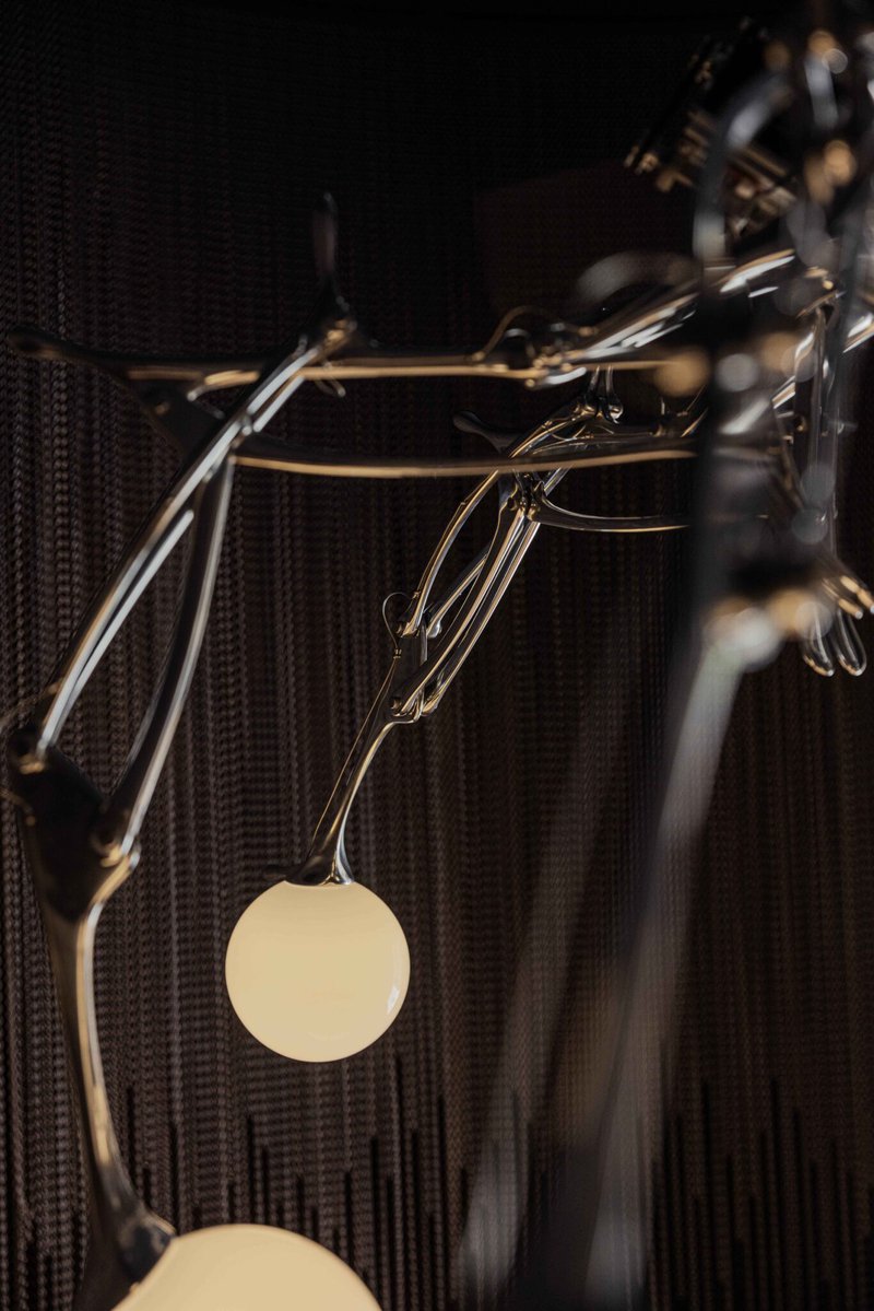 Lumiac chandelier Milan Design Week