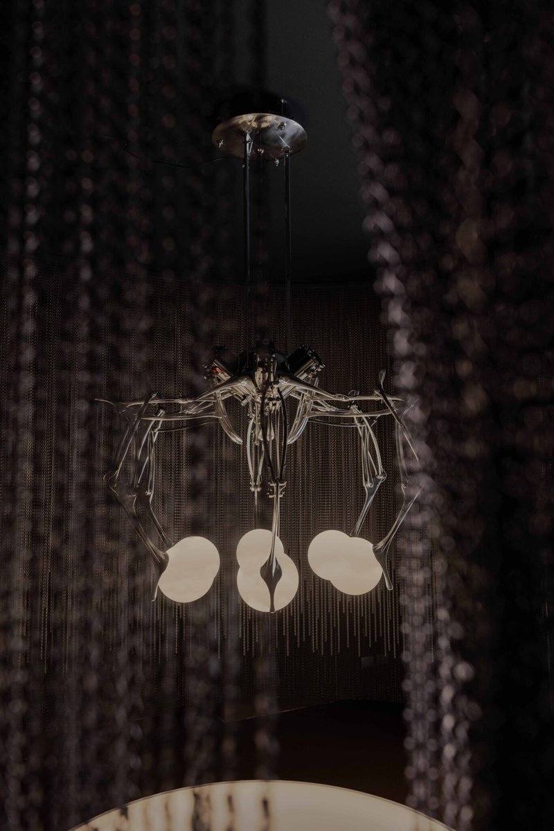 Lumiac chandelier Milan Design Week