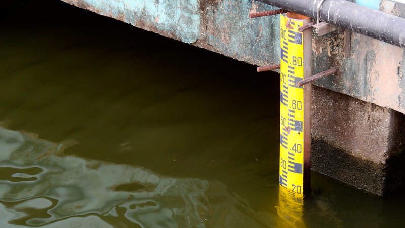 River water level bar