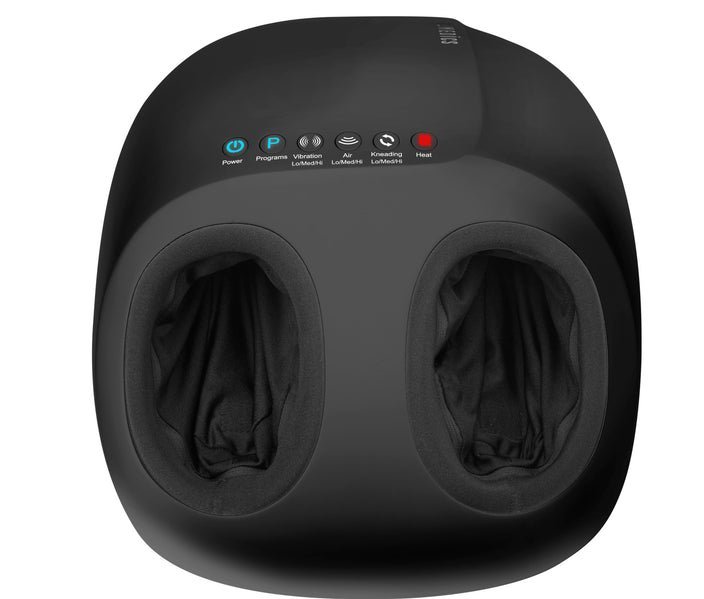 Foot massager at top front