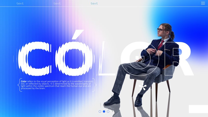 A bold and bright user interface design, with residue from flat design but incorporating its own unique personality.