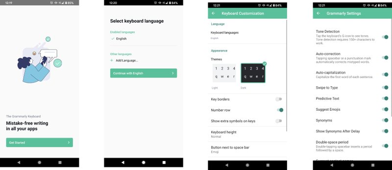 grammarly onboarding
