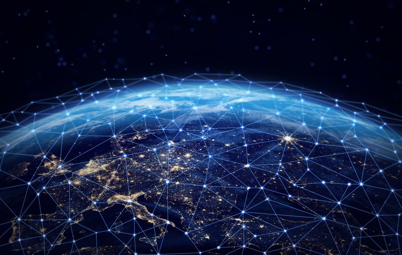 The world interconnected, representative about how software is global and needs care for all those users.
