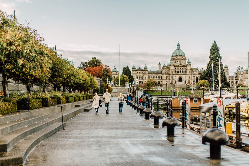 walkable cities in Canada - Victoria - Inner Harbour