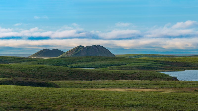 pingos, northwest territories