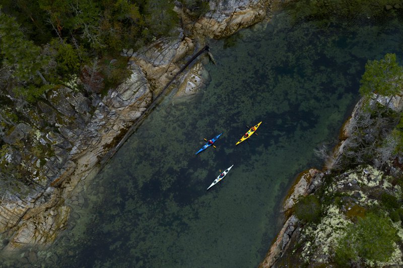 water adventures in canada - sea kayaking in sechelt