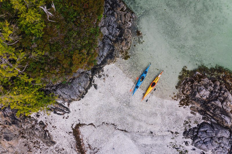 water adventures in Canada - kayaking Vancouver Island