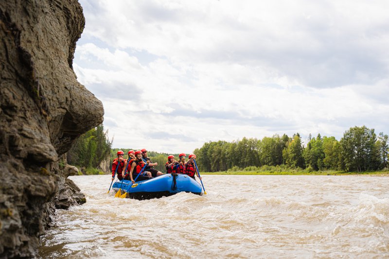 white water rafting alberta - water adventures in canada