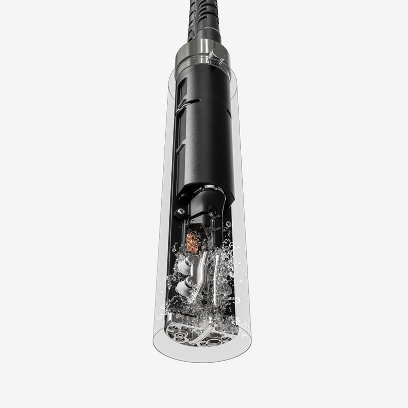 Linx SureClean® rengjør skrivehodet med spesialplasserte dyser