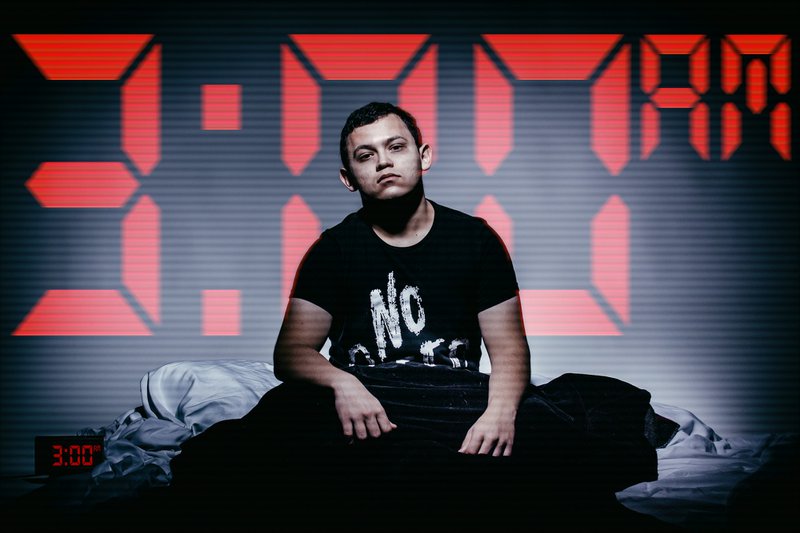 a person sitting on the ground