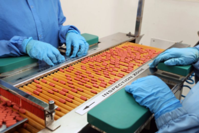 Batch of supplements undergoing product quality checks
