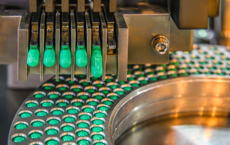 Capsule manufacturing in a turnkey supplement manufacturer