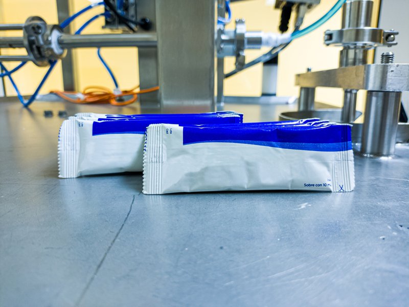 Stick packs are used to package liquid medicine.