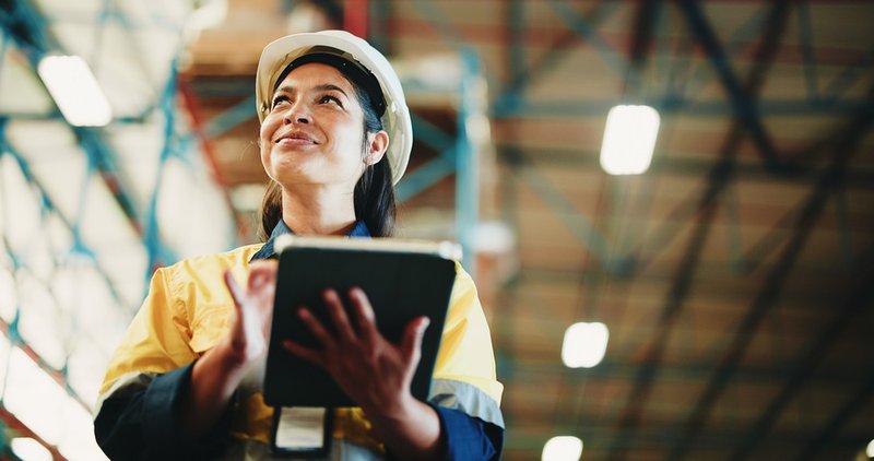 Officer in a pharmaceutical warehouse
