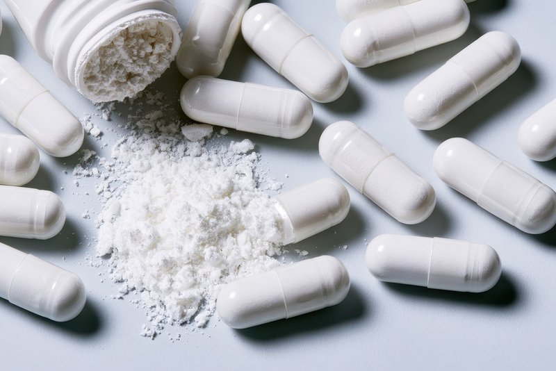 Powder in capsule form is one of many types of supplement products.