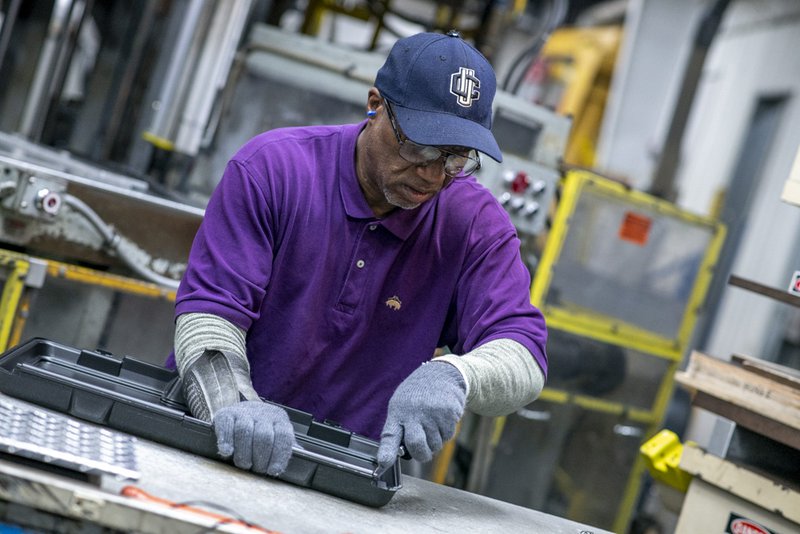 cases undergoing blow molding