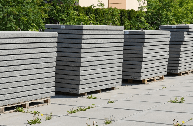 this is a picture of precast paving slabs