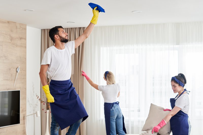 professional that offer deep cleaning packages cleans from your ceiling down to your floor and all of the edges of your house.