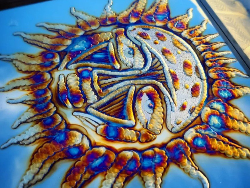 this is a picture of welding art this is a picture of welding art