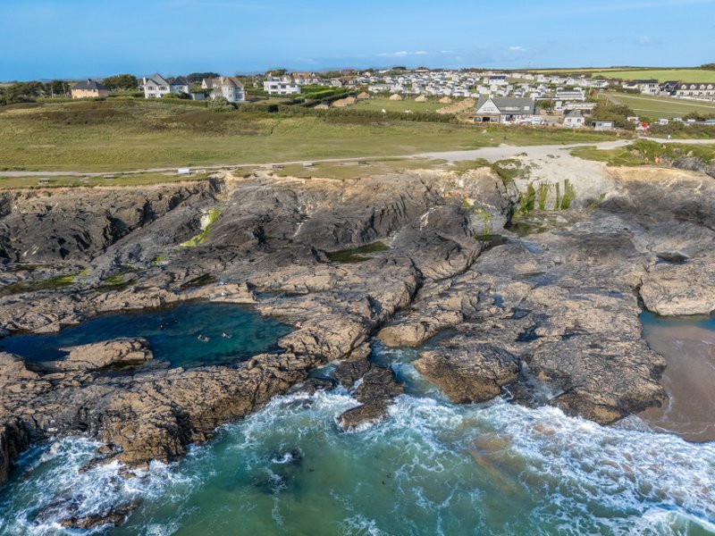 Rocky tide pool.