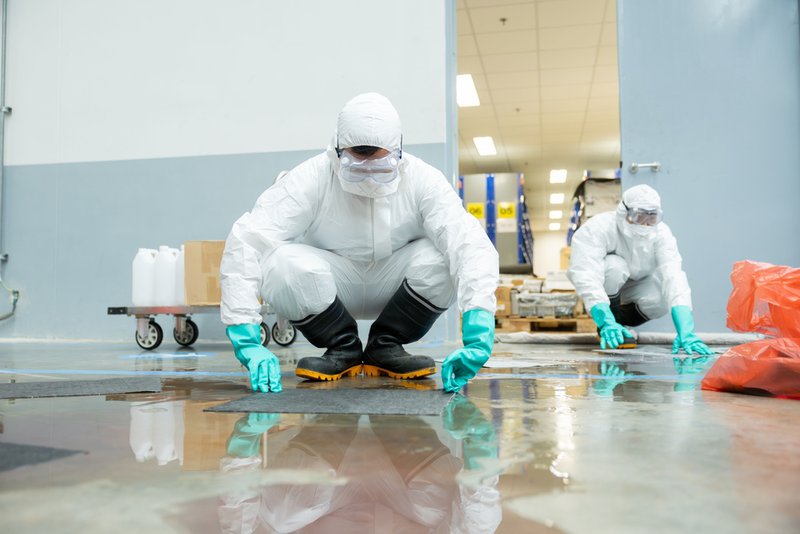 The equipment a chemical clean up company deploys reveals the true scope of its capability.