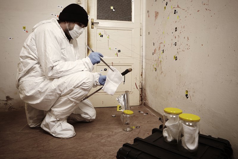 Biohazard cleanup services after a death in a home.
