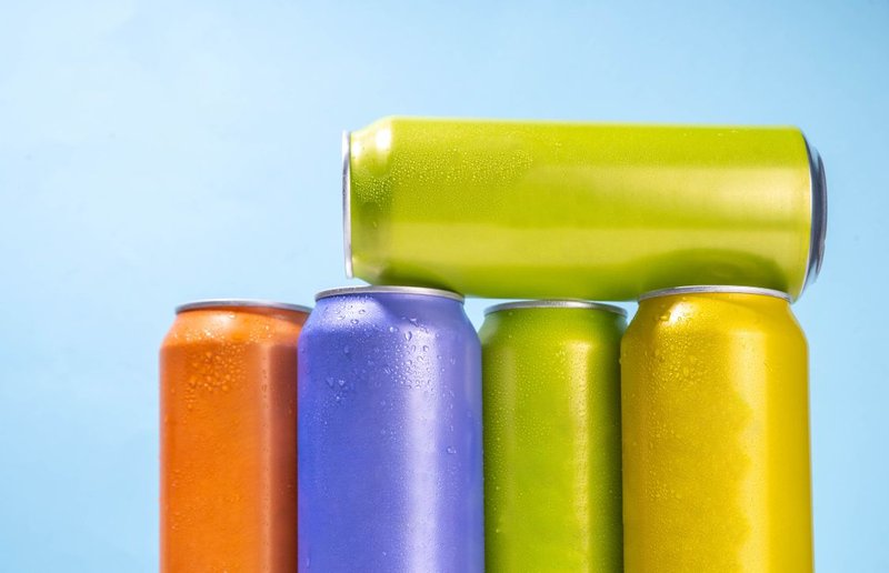 a photo of rtd cans with different beverage flavoring