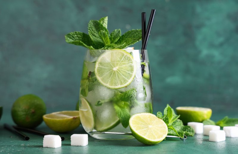 lime drinks that tingle and are cool