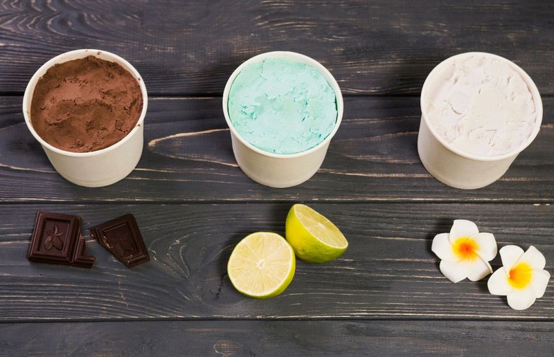 different flavoring made by food flavor company
