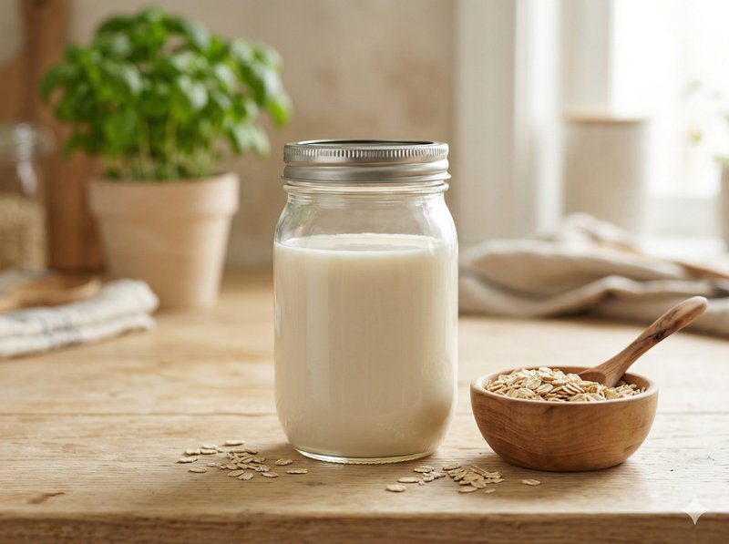 dairy free flavoring using oat milk