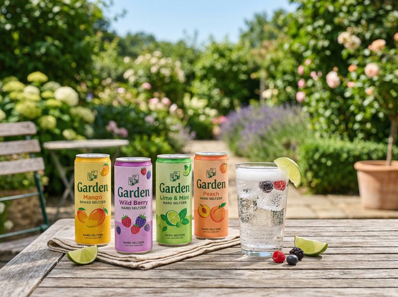 hard seltzer flavors in a glass