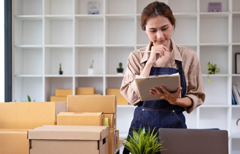 flavor supplier checking supplies to be shipped