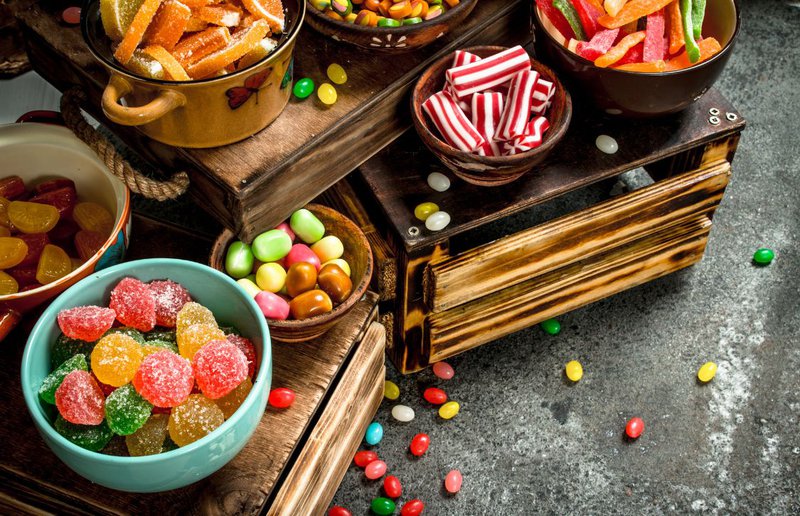 Snacks and sweets in nostalgic flavors
